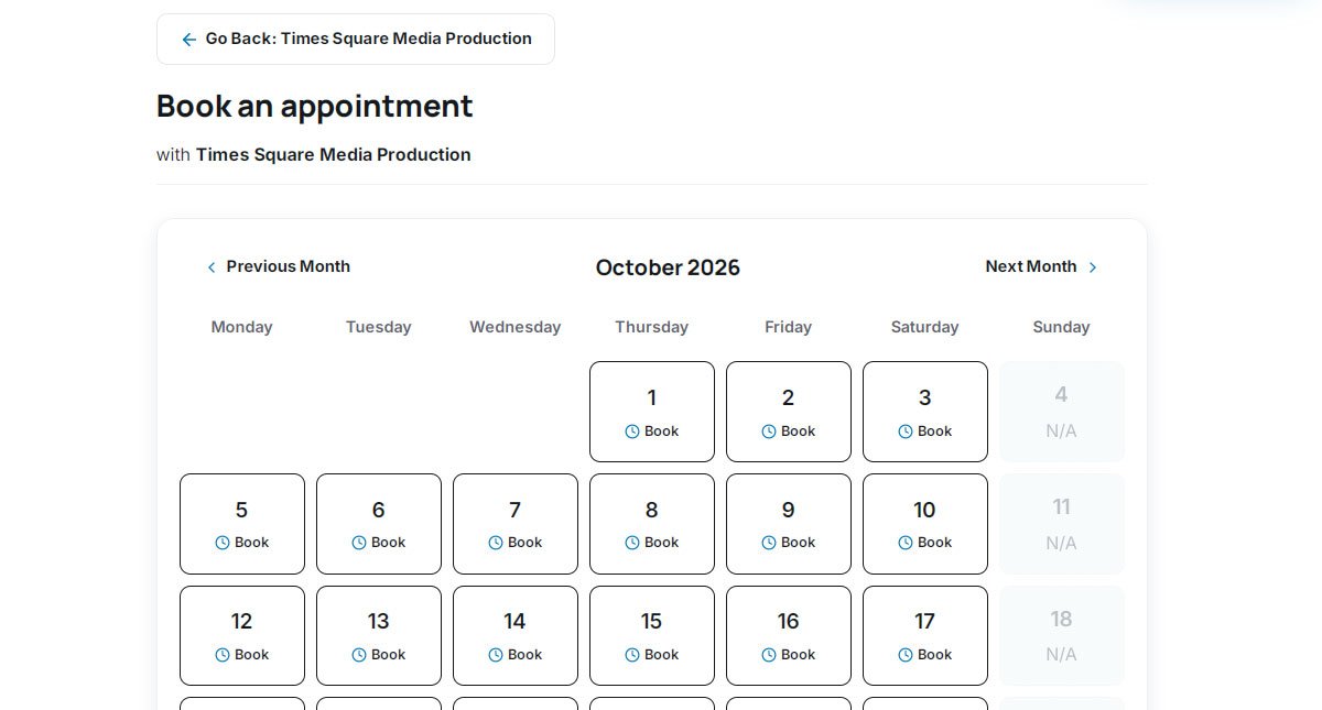 php business directory feature: on-site appointment booking that converts browsers into bookings