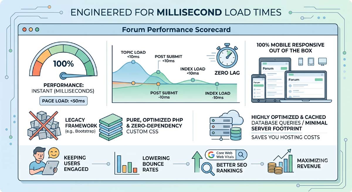 php business directory feature: engineered for millisecond load times