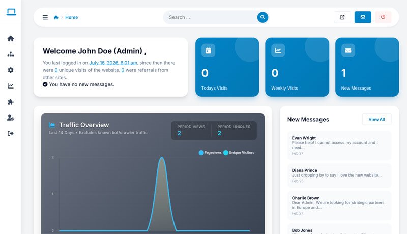 PHP Business Directory administration panel