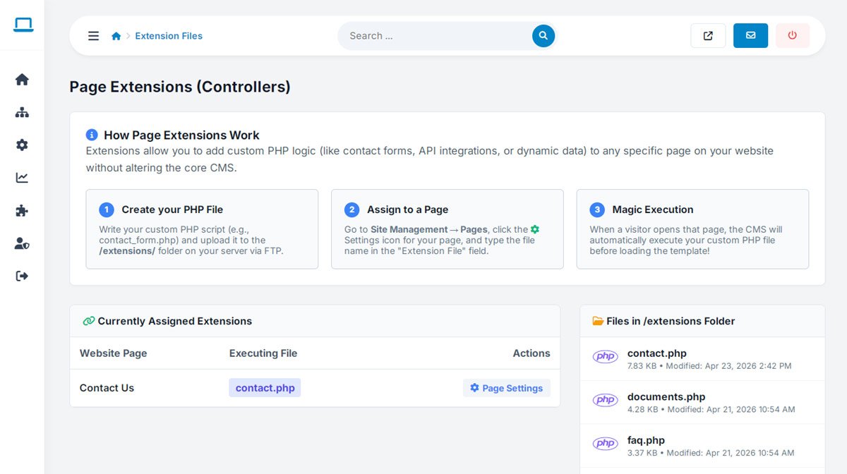php business directory feature: an extension system for when you need something custom