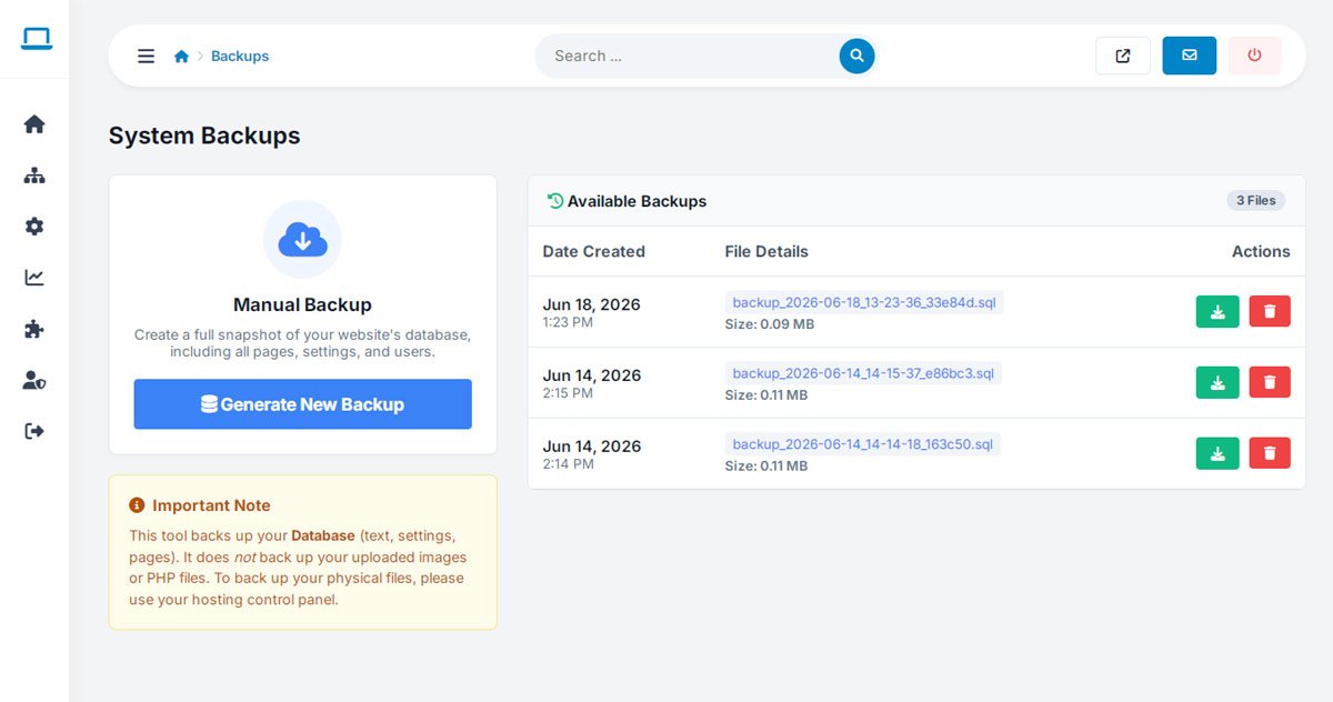 php business directory feature: reliable backups so a bad day never becomes a bad month